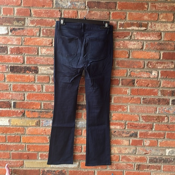 Paige high rise Manhattan dark wash jeans - Picture 2 of 4